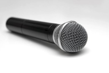 Siyah karaoke mikrofon