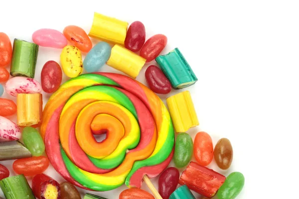 Kleurrijke mix snoepjes — Stockfoto