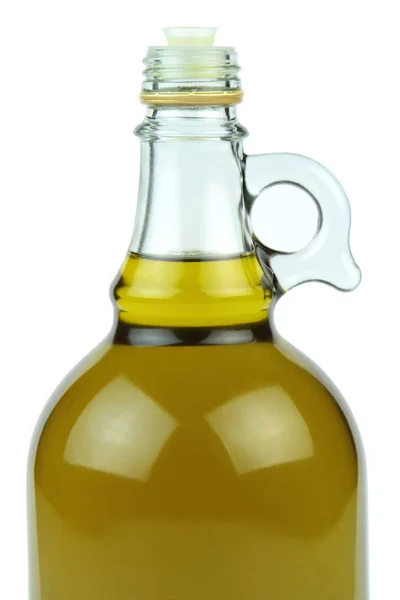 Extra virgin olive oil ina glass bottle — Stock Photo, Image