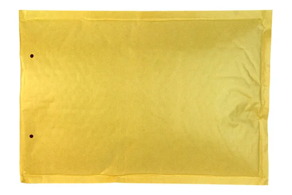 Bubble żółta koperta — Zdjęcie stockowe