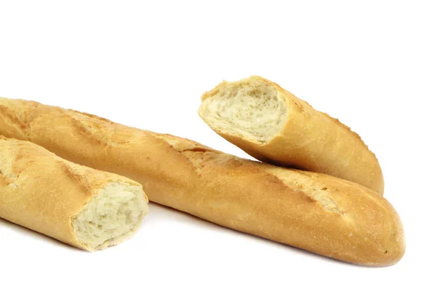 新鲜美味的法式面包 — 图库照片