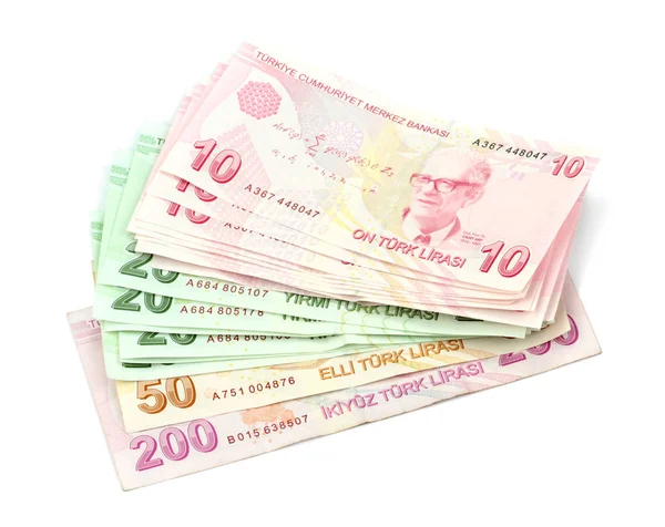 Türkische Banknoten. Türkische Lira (tl) ) — Stockfoto