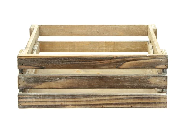 Retro houten krat — Stockfoto