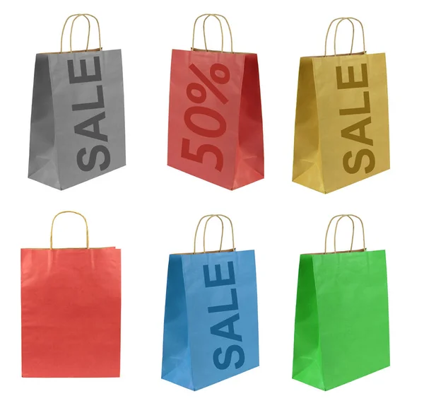 Shopping bags set — Stock Photo, Image