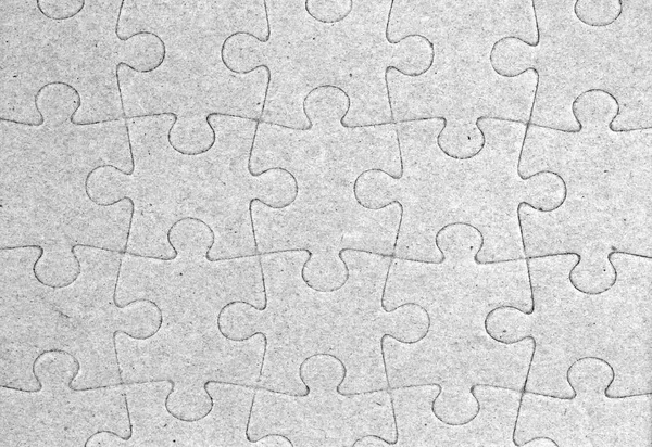 Puzzle pièces blanches — Photo