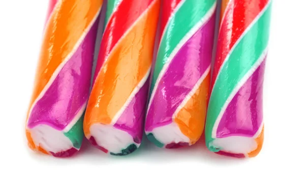 Kolorowe cukierki laski — Zdjęcie stockowe