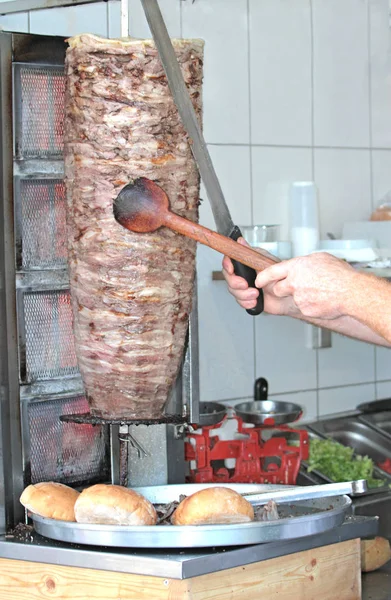 Turkish doner kebab — Stock Photo, Image