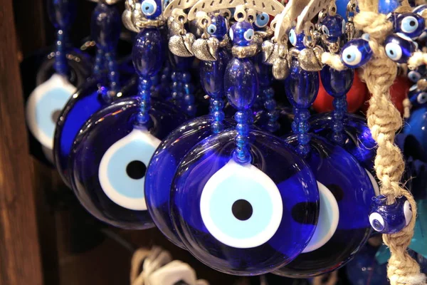 Türkischer Aberglaube böse Augenperlen, (Nazi-Perlen) ) — Stockfoto