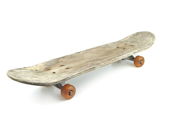 Altes Holzskateboard — Stockfoto