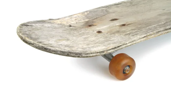 Skate de madeira usado velho — Fotografia de Stock