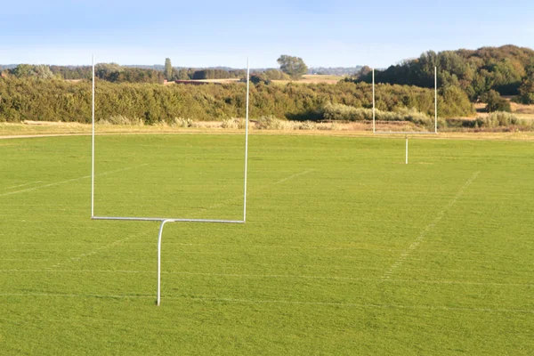 American Football Goal Posts.