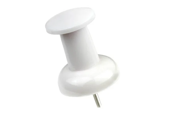 White pushpin object — Stock Photo, Image