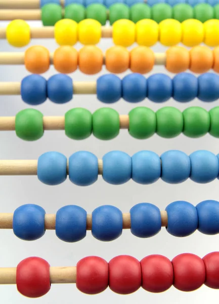 Perline di abaco colorate — Foto Stock