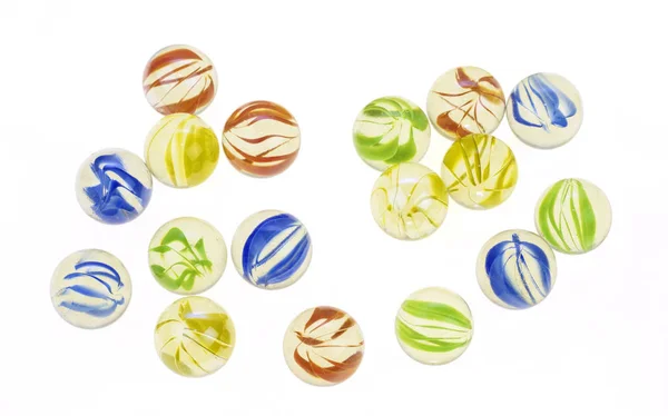 Coloridos mármoles de vidrio —  Fotos de Stock