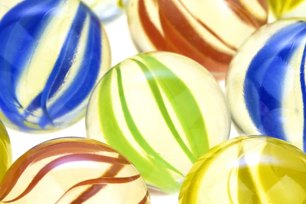 Renkli cam mermerler — Stok fotoğraf