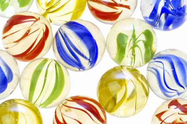 Renkli cam mermerler — Stok fotoğraf