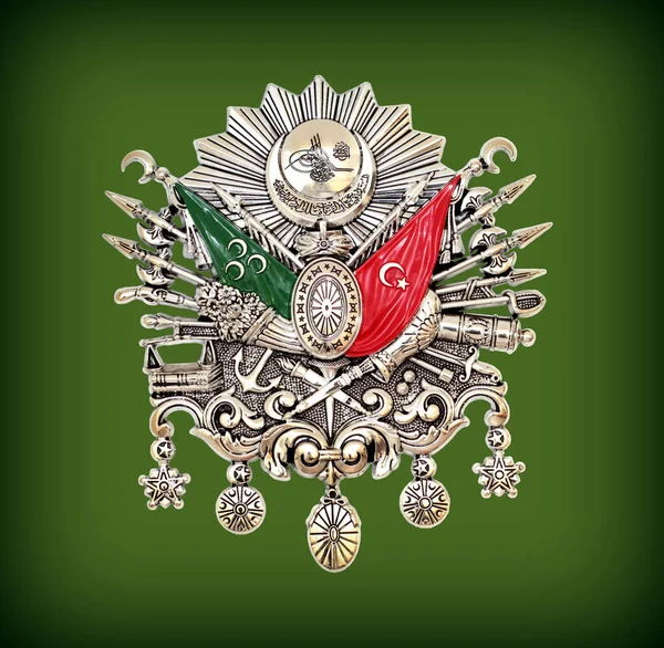 Emblema del Imperio Otomano, (antiguo símbolo turco  ) —  Fotos de Stock