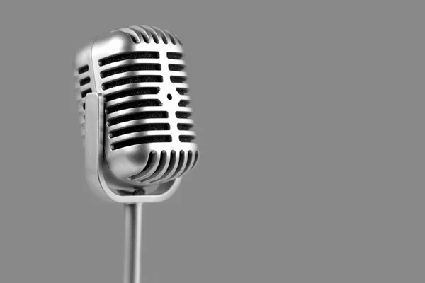 Retro mikrofon. (Dinamikus mikrofon ) — Stock Fotó