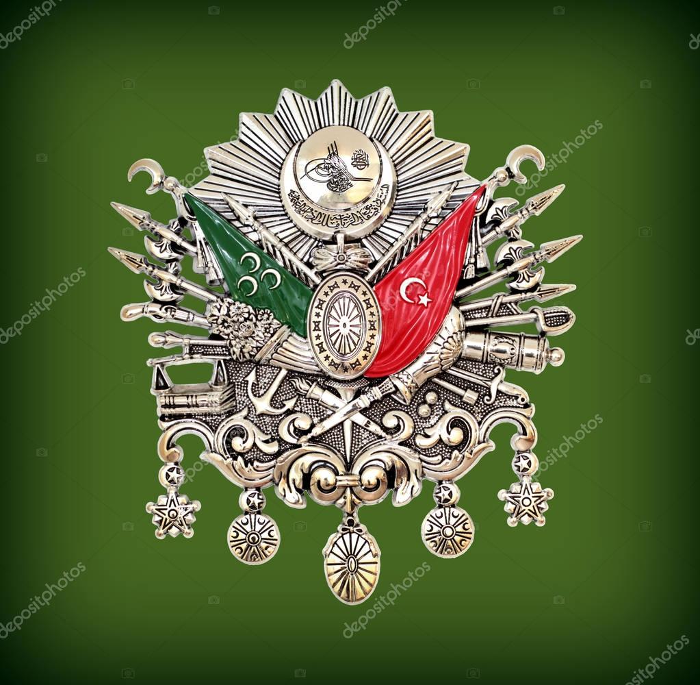 Ottoman Empire Emblem, ( Old Turkish Symbol ) — Photographie