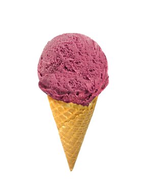 Gofret konisi ile dondurma 