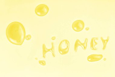 Bal damla ve bal (bal) metin