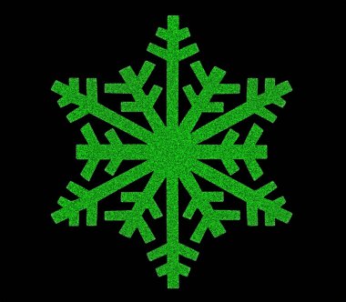 Yeşil kar tanesi simgesi