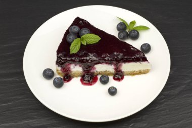  Yaban mersini cheesecake - ( Manhattan tarzı )