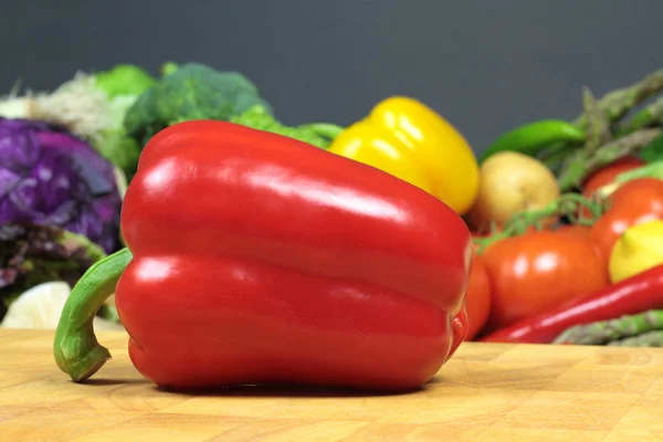 Pimienta roja fresca — Foto de Stock