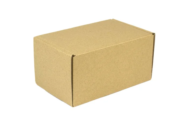 Brun post paketet — Stockfoto