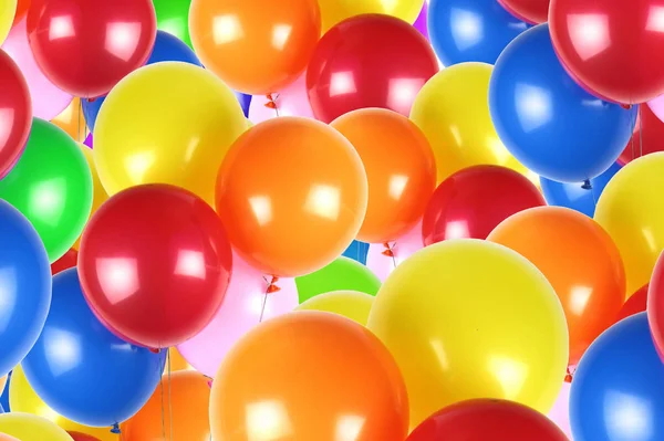 Цветные партийные воздушные шары — стоковое фото
