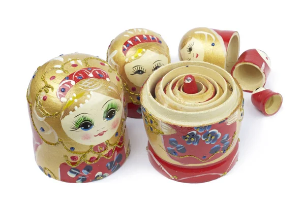 Rus geleneksel bebek Matrioshka - Matryoshka veya eşarp