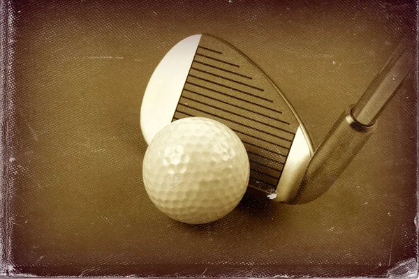 Golf club en golfbal — Stockfoto