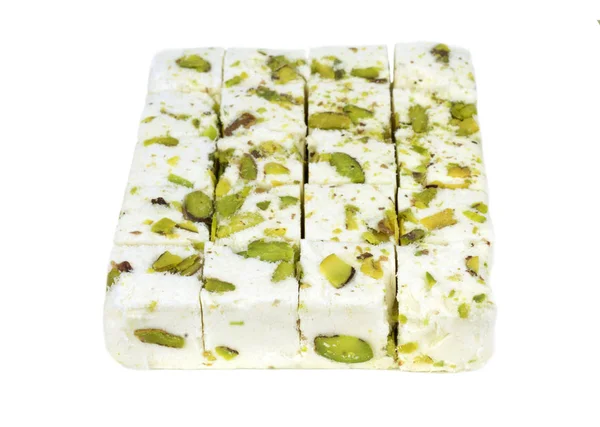 Turkish delight with pistachio nuts — Stock Photo, Image