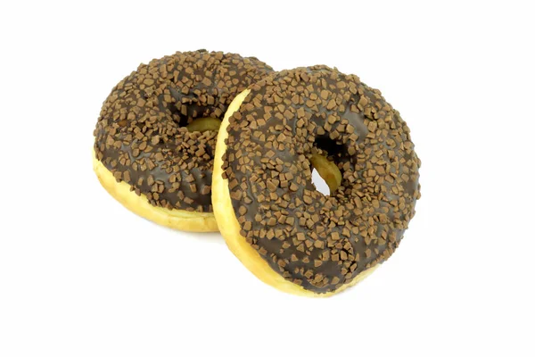 Köstliche und leckere Schokolade Donut — Stockfoto