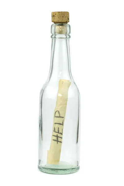 Messaggio in bottiglia — Foto Stock