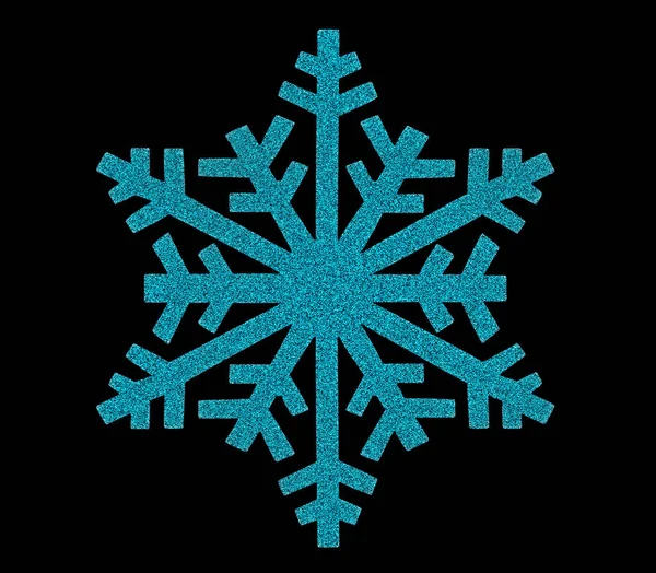 Blue Snowflake icon — Stock Photo, Image