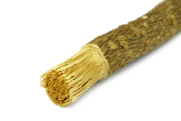 Gamla islamiska traditionella naturliga tandborste Miswak — Stockfoto