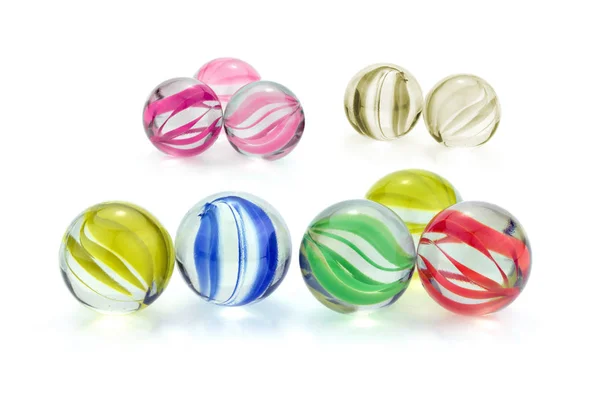 Colorful glass marbles — Stock Photo, Image