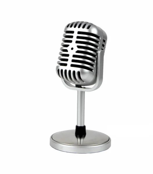 Retro mikrofon (dynamický mikrofon) Stock Snímky