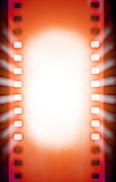Filmové pásky a světelné paprsky — Stock fotografie