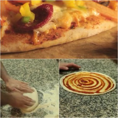 Lezzetli Pizza yapma