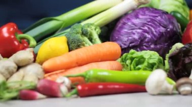 Organik renkli sebze