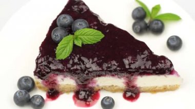 Yaban mersini cheesecake - ( Manhattan tarzı )