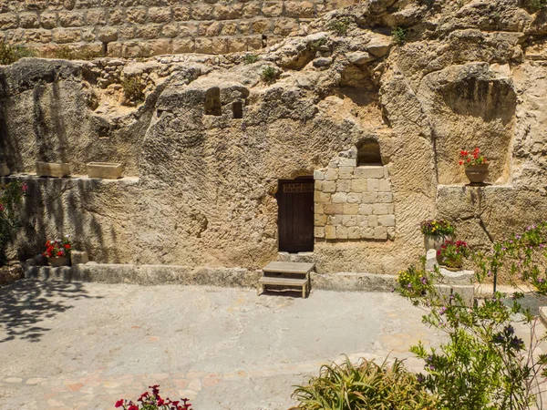 Das Gartengrab, Felsengrab in jerusalem, israel — Stockfoto