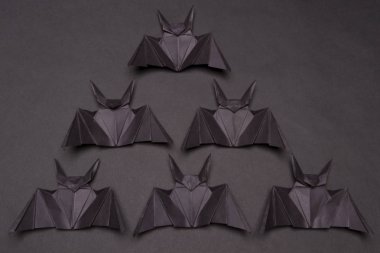 Cadılar Bayramı arka plan. Siyah arka plan. Siyah yarasa