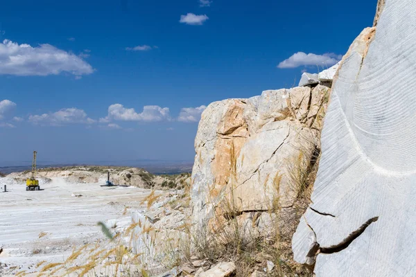 Beyaz mermer ocağı — Stok fotoğraf