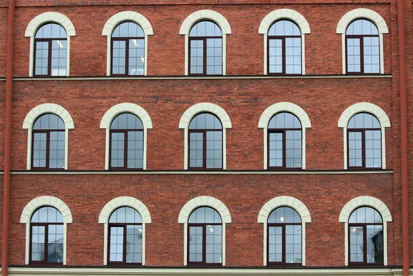 arched brick house windows
