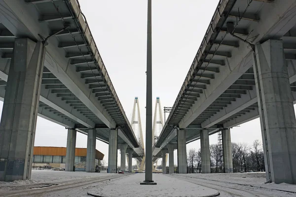 สะพานสายเคเบ — ภาพถ่ายสต็อก