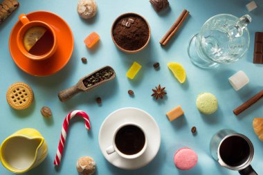 Bardak kahve, çay ve kakao