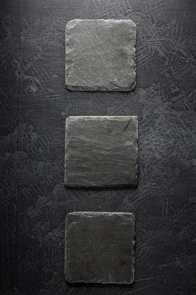 Slate signboards at wall — Stock Photo, Image